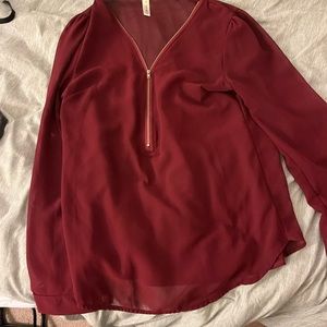 Women’s large sheer shirt